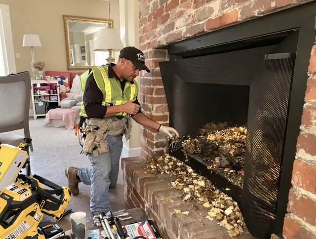 Safe screening installation by Temecula Chimney Sweep in Temecula, CA