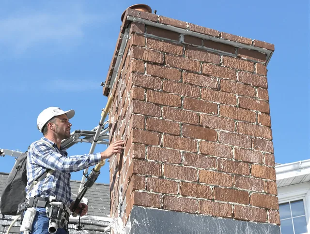 Brickwork for a chimney rebuild by Temecula Chimney Sweep in Temecula, CA