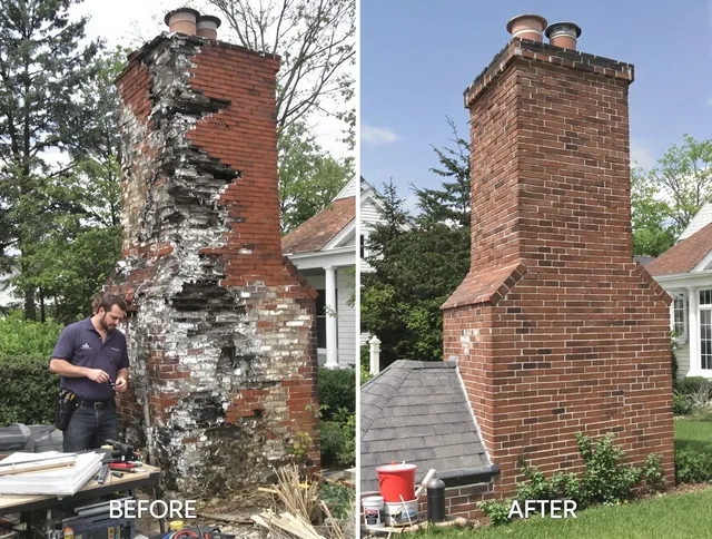 Temecula Chimney Sweep performing a full chimney restoration in Temecula, CA