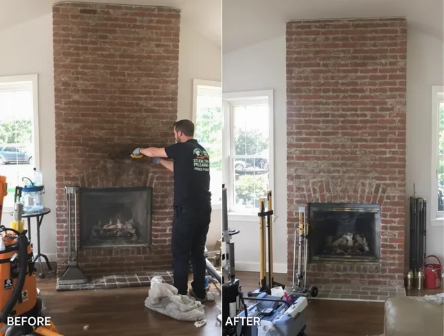 Finished chimney sweeping service by Temecula Chimney Sweep in Temecula, CA