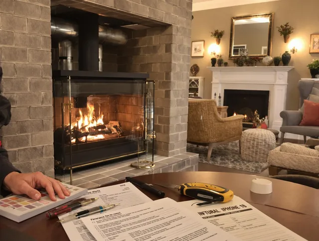 Temecula Chimney Sweep verifying fireplace safety measures in Temecula, CA