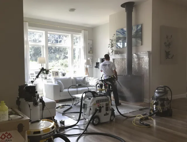 Soot removal service by Temecula Chimney Sweep for a fireplace in Temecula, CA